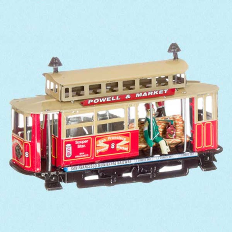 Trikk anno 1905 i metall