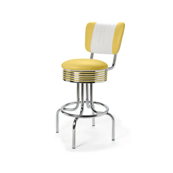 Airline Barkrakk med rygg CB 66 cm Chrome