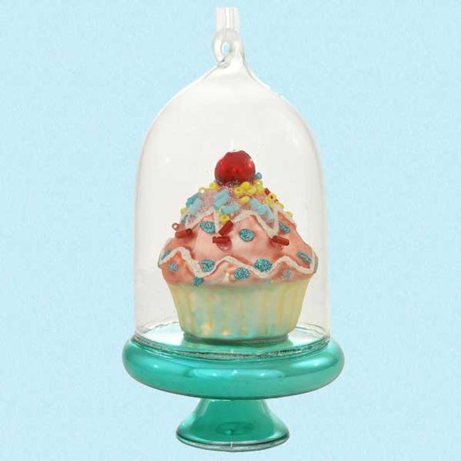 Hovedbilde Cupcake på kakefat i glass