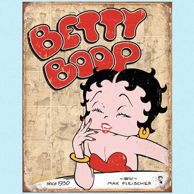 Hovedbilde Metallskilt Betty Boop