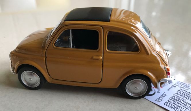 Hovedbilde Fiat Nuova 500 sennepsgul