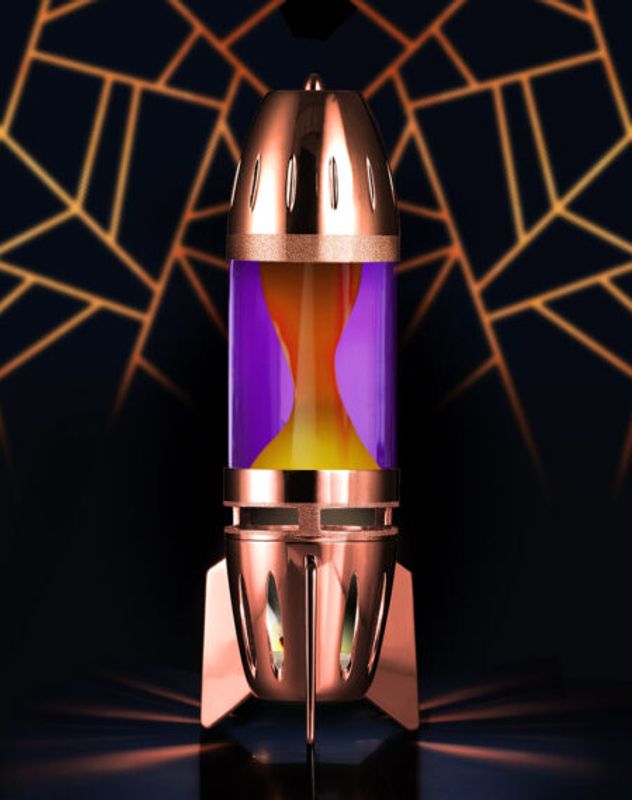 Fireflow Lavalampe: Kobber
