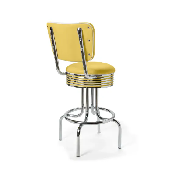 Airline Barkrakk med rygg CB 66 cm Chrome