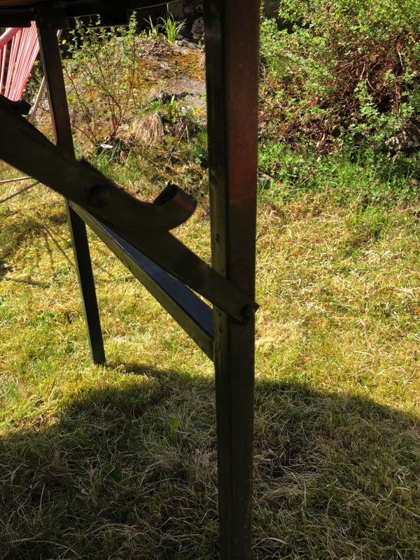 Stort rustikt bord fra India