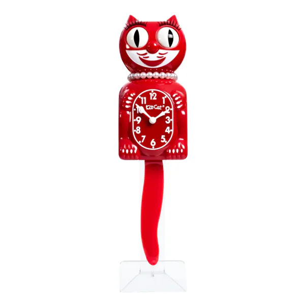Kit-Cat klokke Limited Edition Classic Red Lady