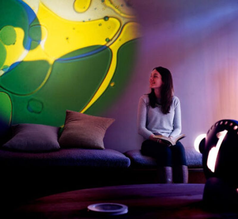 Lavalampe Projector: Sort