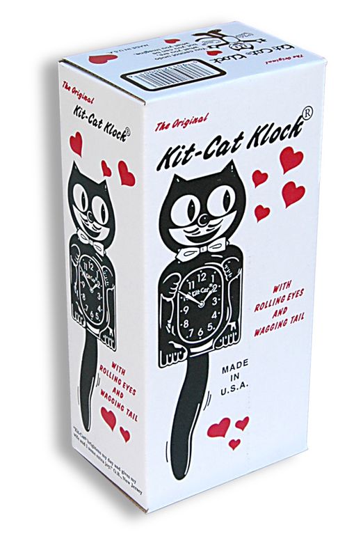 Kit-Cat klokke Limited Edition Classic Black Lady