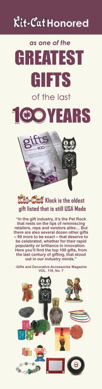 Kit-Cat klokke Limited Edition White Lady