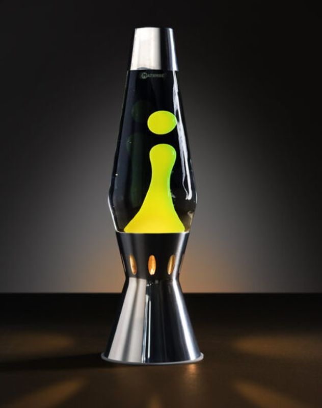 Astro Flame Lavalampe: Sølv