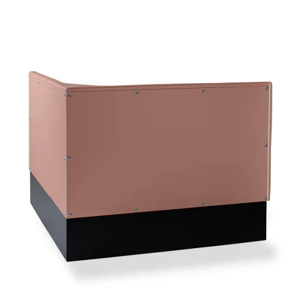 Dinerbooth-hj&oslash;rne CB 120 cm/120 cm