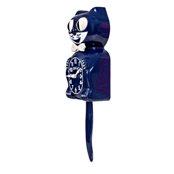 Kit-Cat glitterklokke Limited Edition Galaxy Blue